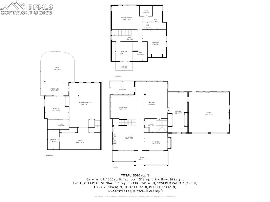 All Levels Main House Floor Plans