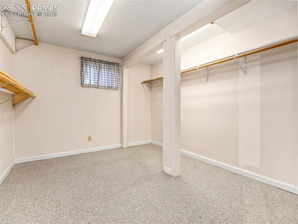View of spacious closet