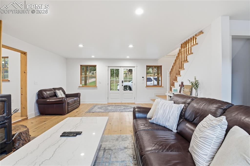 Living Room to the Front Door