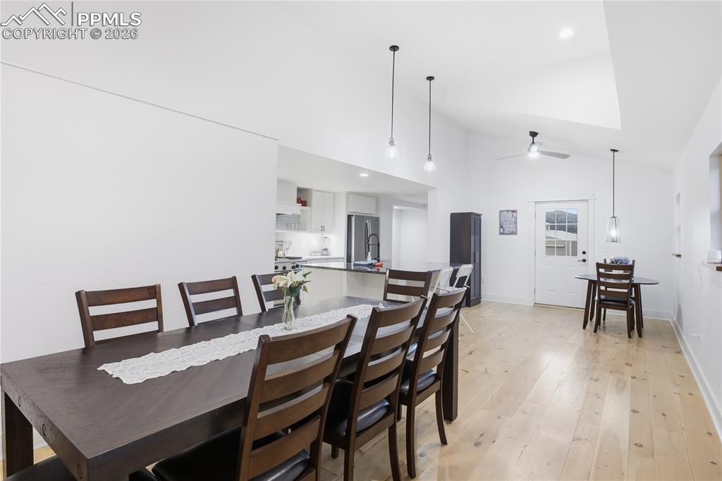 Dining and Beautiful Kitchen off of the Living