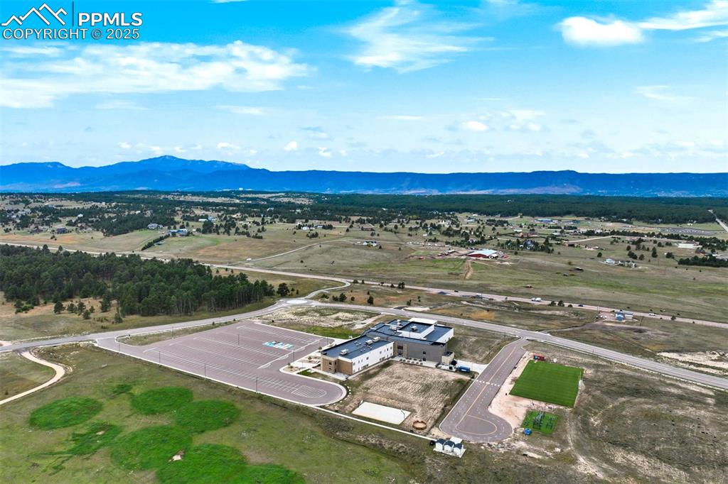 Drone / aerial view of mountains