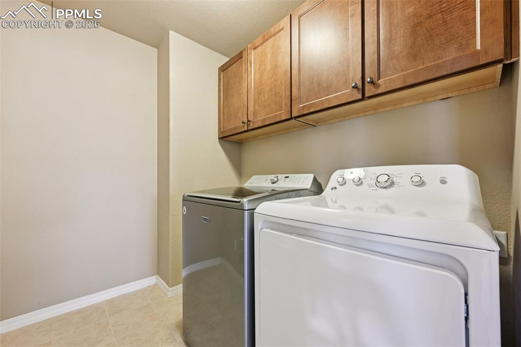 Upstairs laundry room
