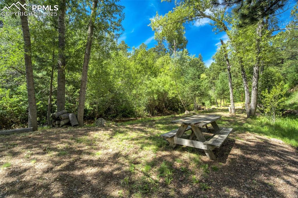View of one of the paths around the property 