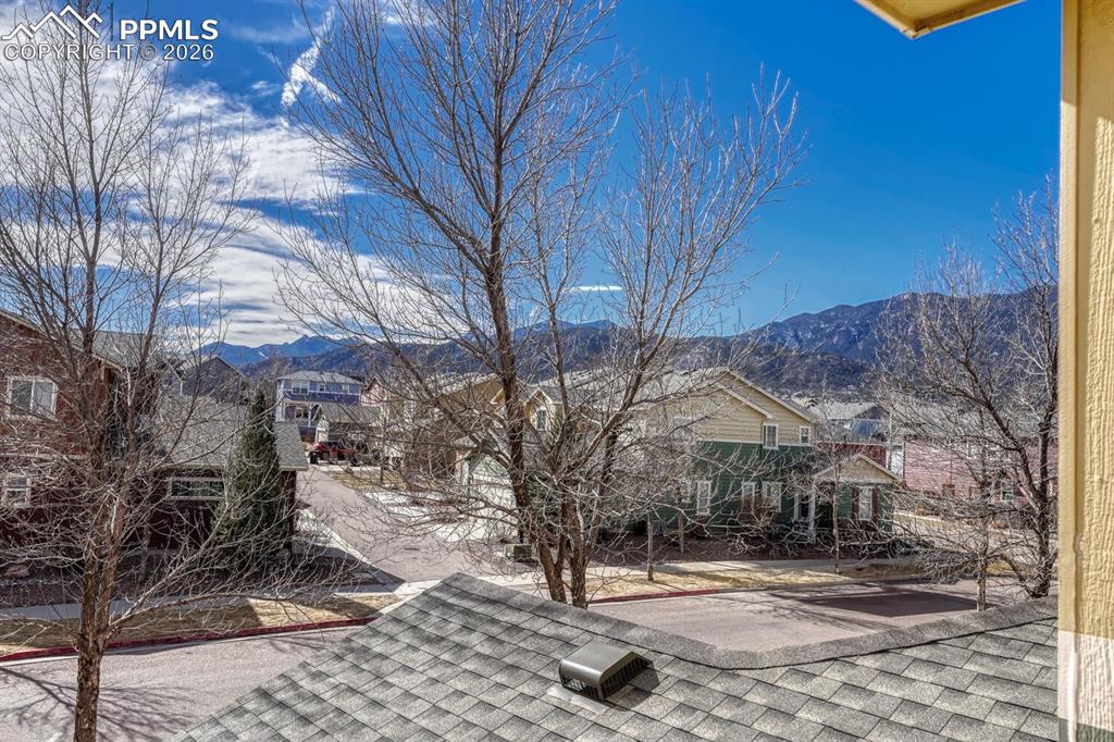 Mountain view from seond bedroom