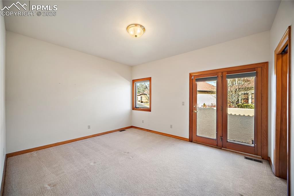 Main Level Bedroom with Private Patio