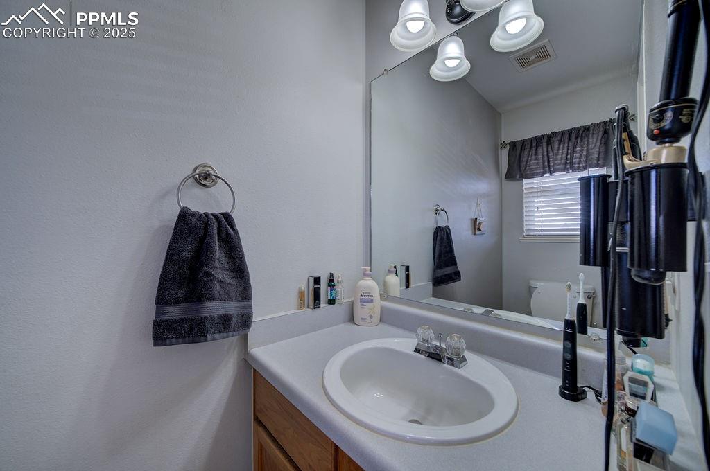 Convenient Powder Bathroom off the Entry