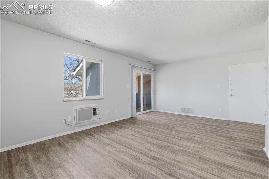 Sliding door to balcony.