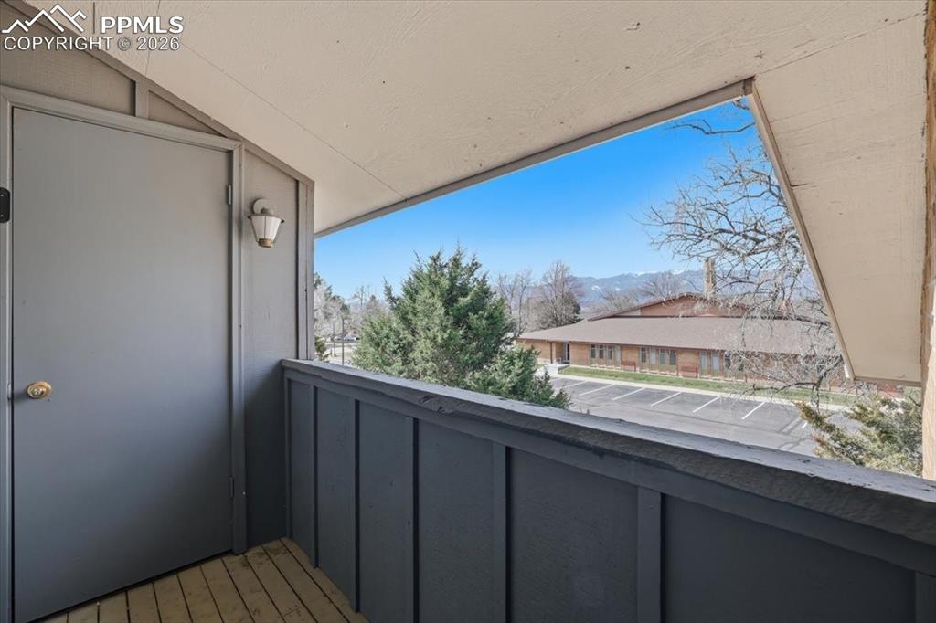 Mountain views from back deck.
