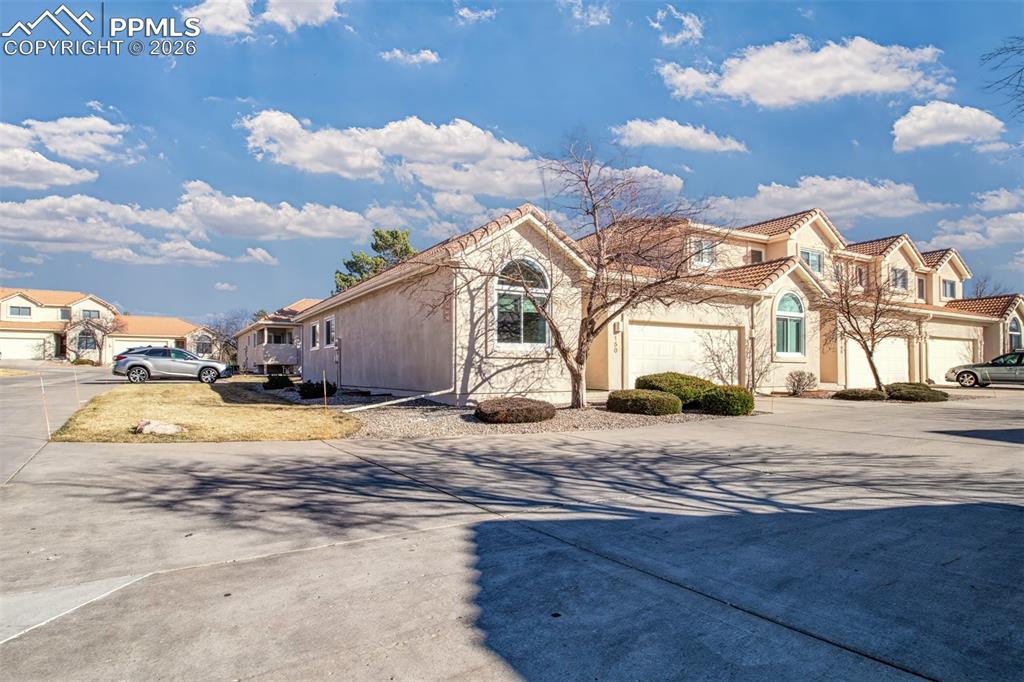 Additional parking located just past the house, providing extra space for guests. 