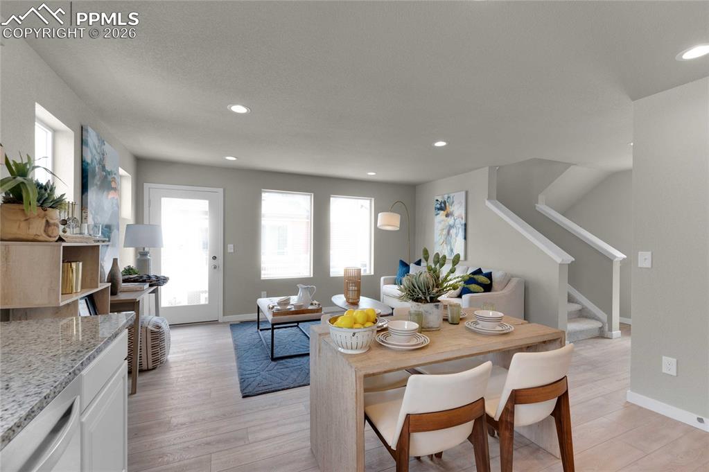 *Photos of a model home*