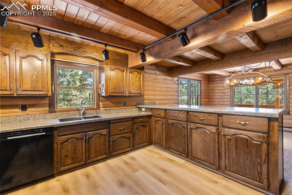 Kitchen looking toward dining room