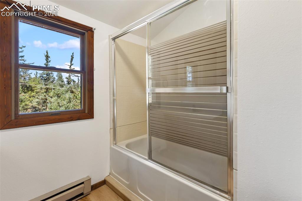 Upper level full bathroom with all new paint and LVT