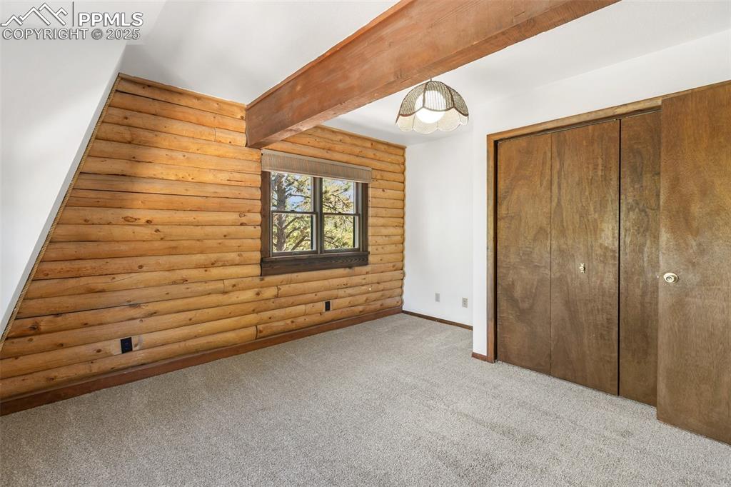 Upper level second bedroom with large closet