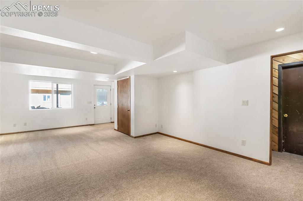 Walk-out family room on lower level