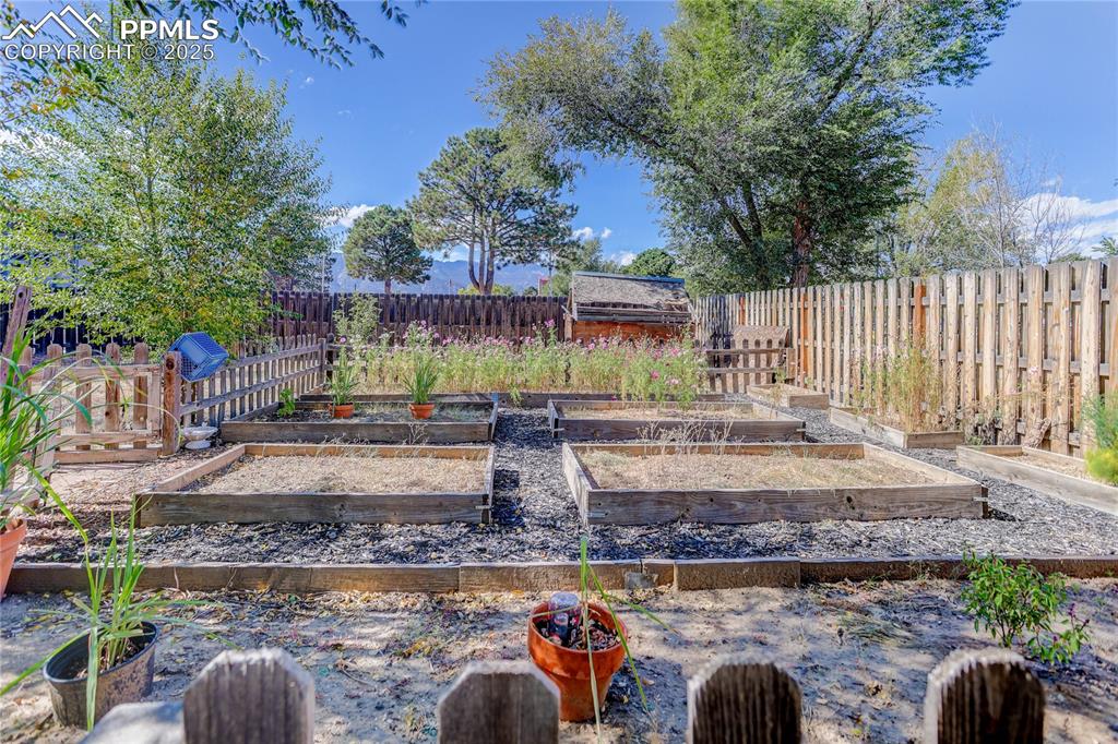 Dedicated garden beds