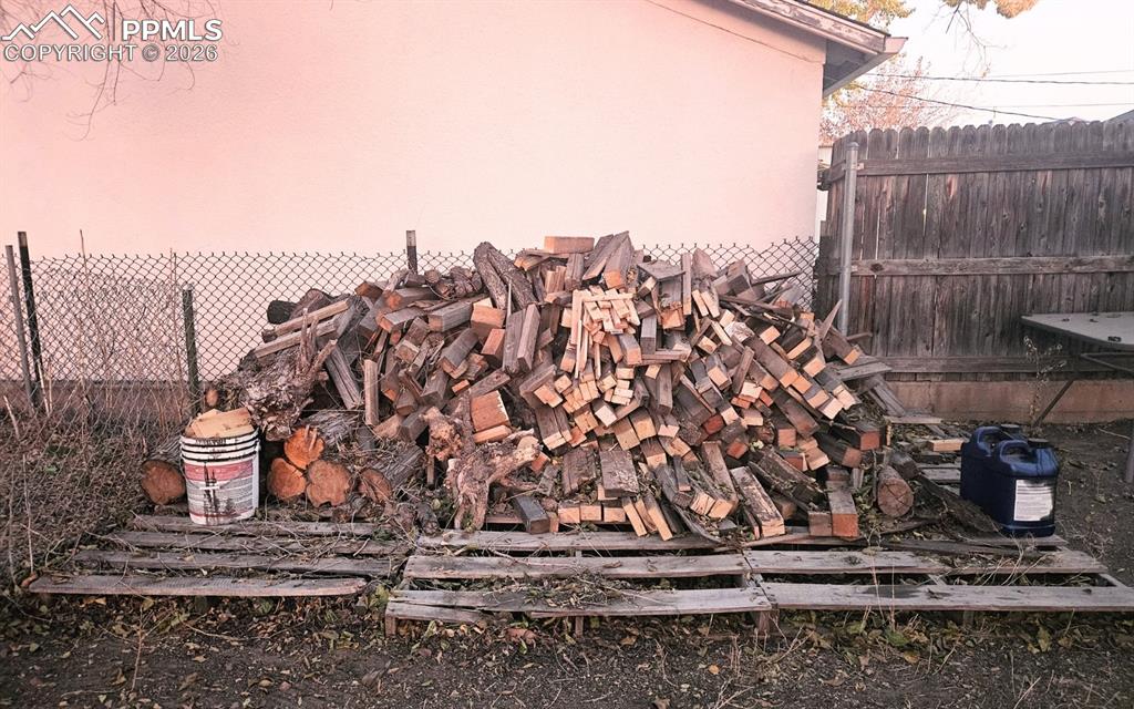 Lot of Wood for the Fireplace - Stays :)