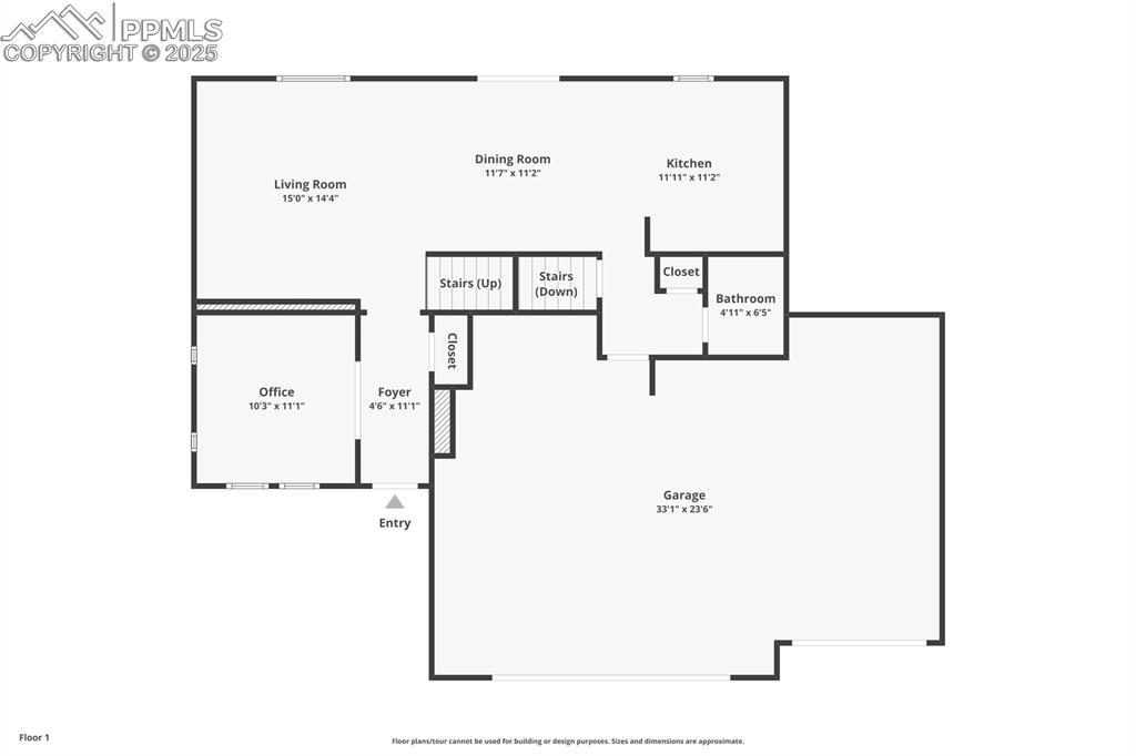 View of floor plan / room layout