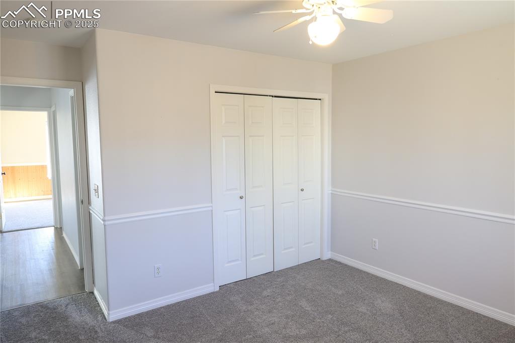 Stylishly updated second guest bedroom.