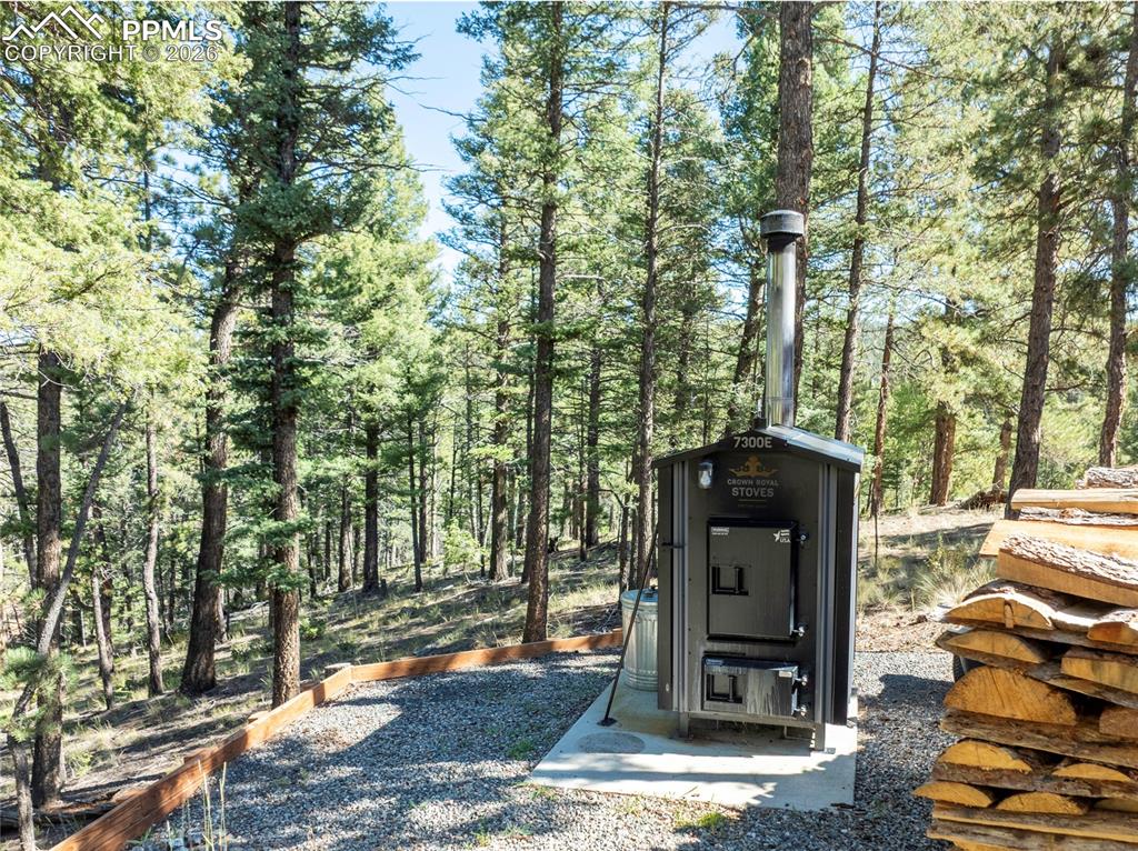 You can heat your home with propane but why, when you have a high efficiency wood burning boiler!