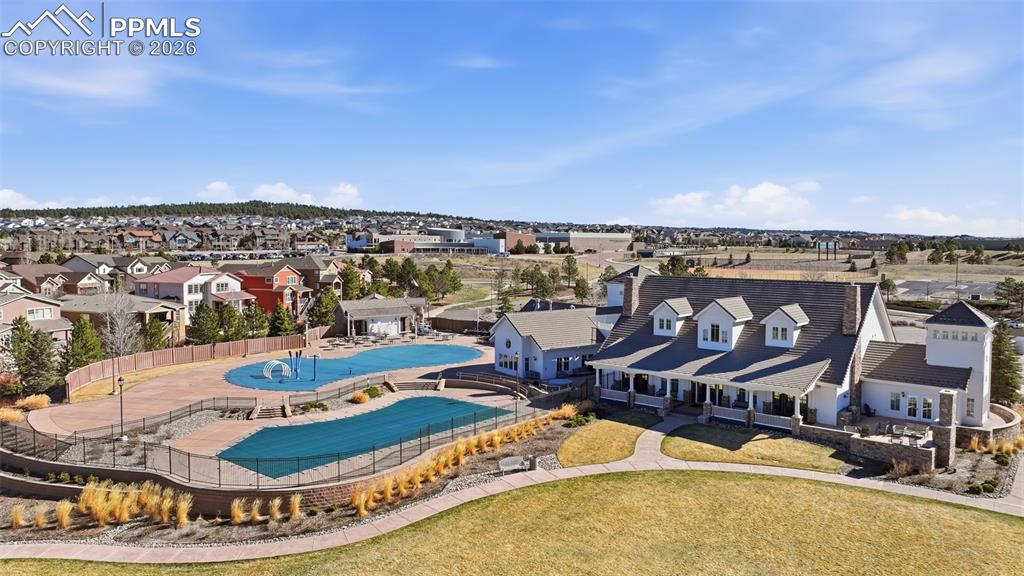 Community center and pools