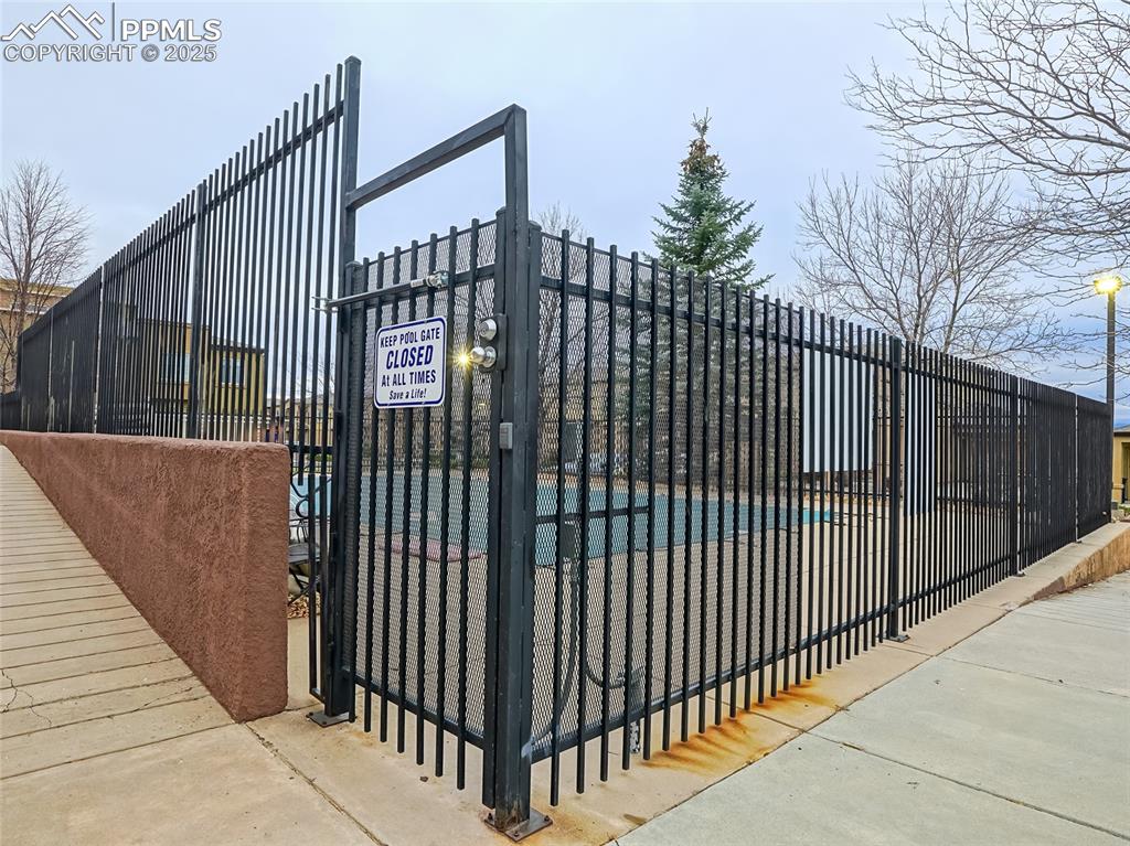  Gated community pool