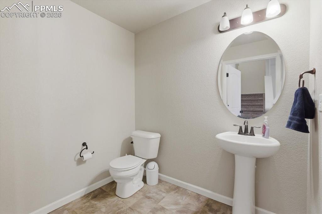 Half Bathroom on Main Floor