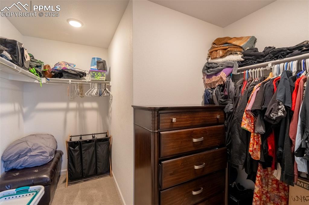 Primary bedroom closet - upper floor