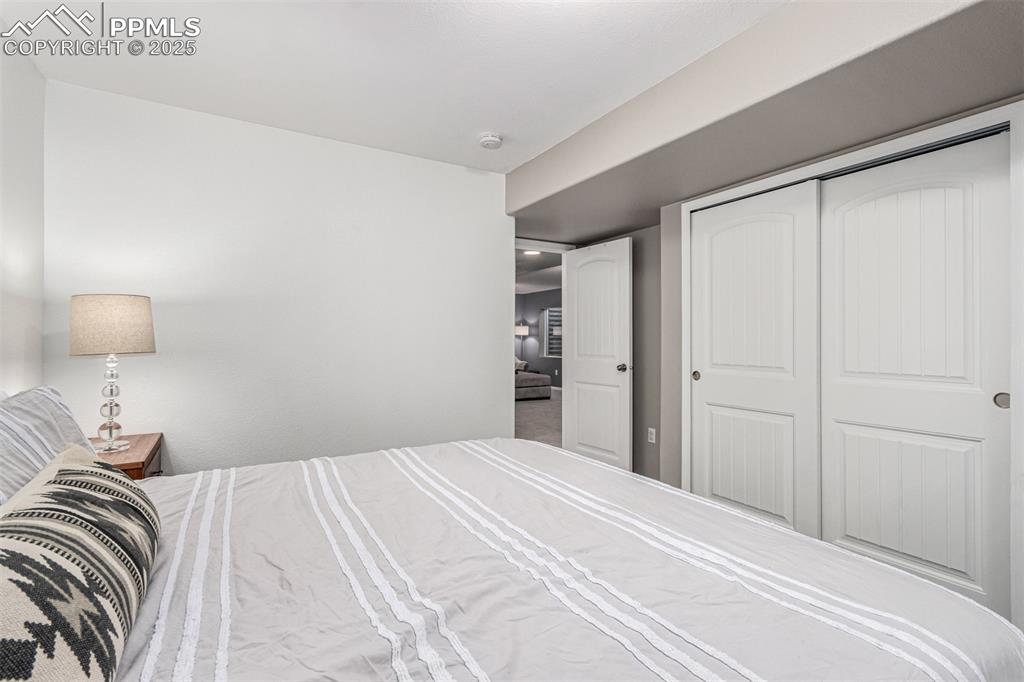 Bedroom with a closet