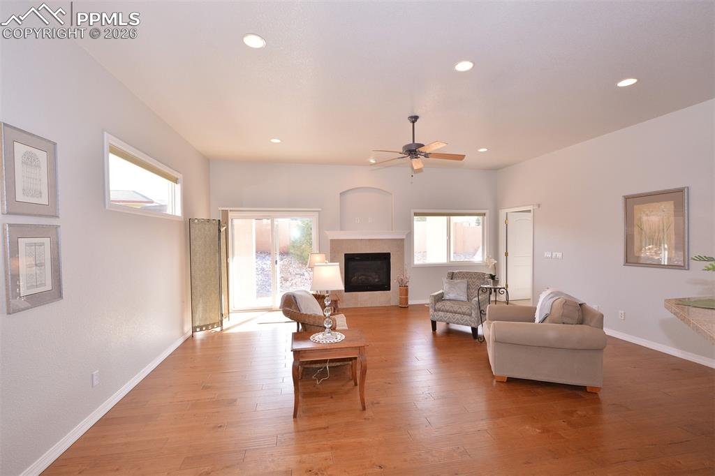 Living room on main level