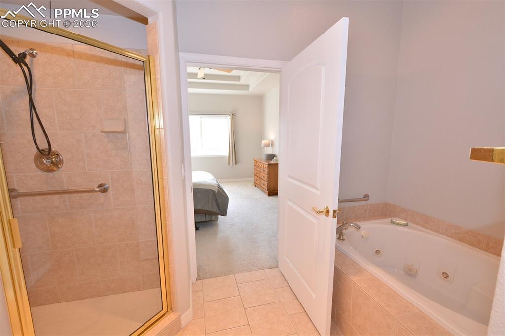 2nd view of primary 5-piece bathroom