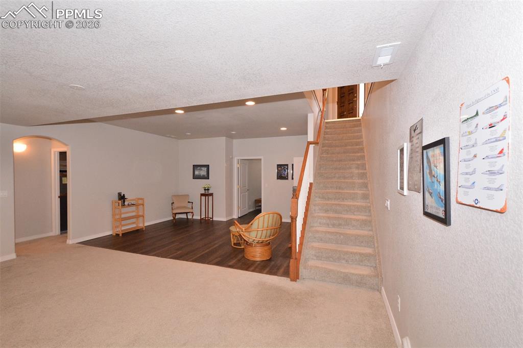 Stairway down to basement