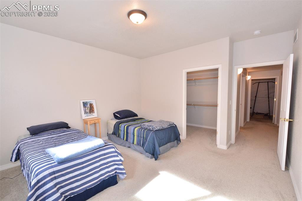 2nd view of 3rd bedroom in basement