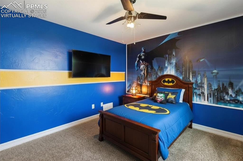 Save the day in this hero inspired bedroom (Virtually Staged)