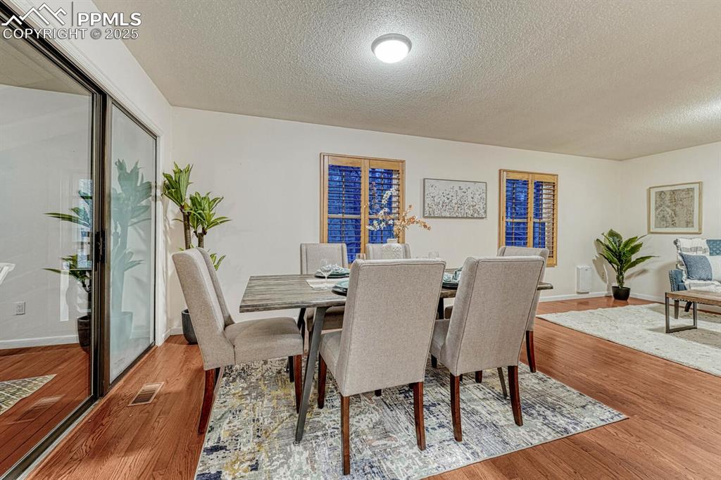 Formal Dining Room into the main level Family Room.