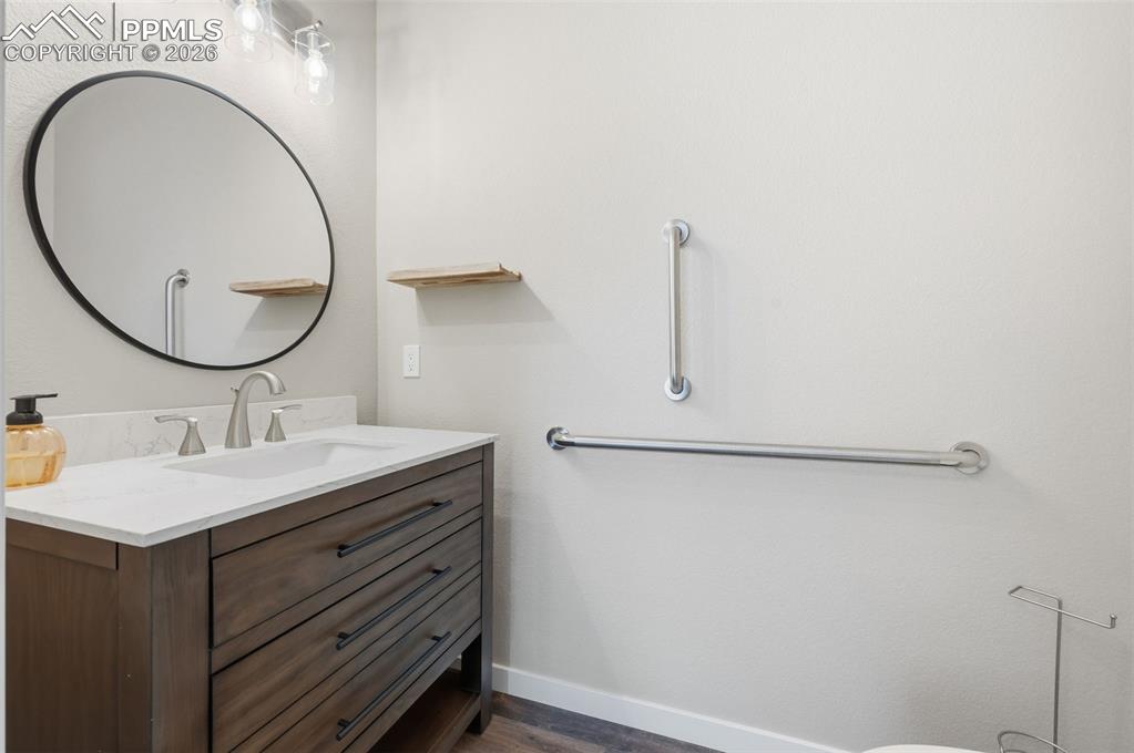 half bath off Bedroom #4