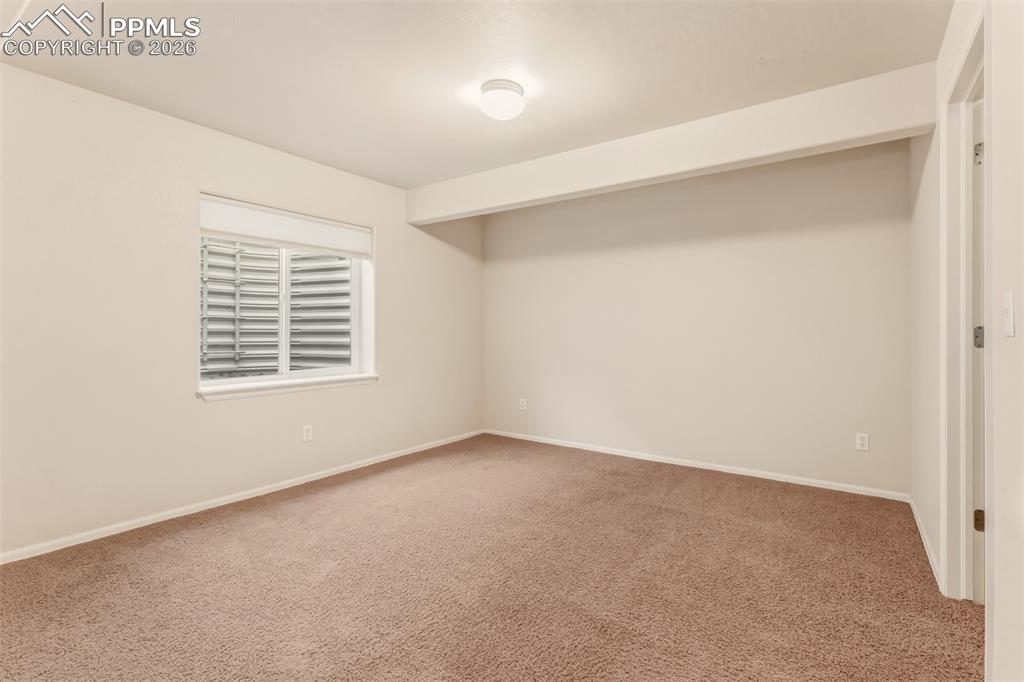 Full bathroom in basement.