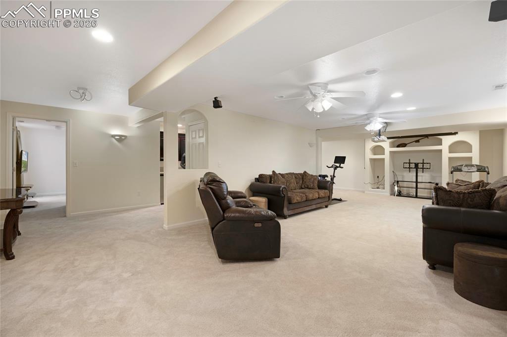 Basement family room