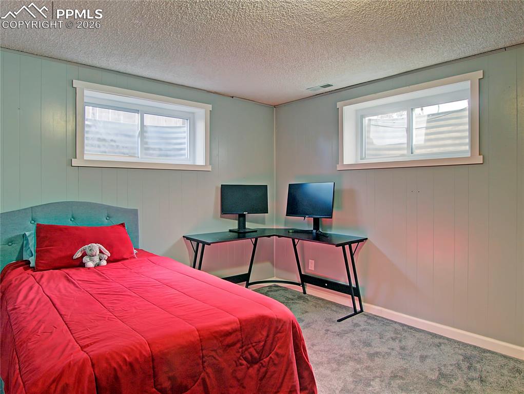 Basement Bedroom with walk-in Closet
