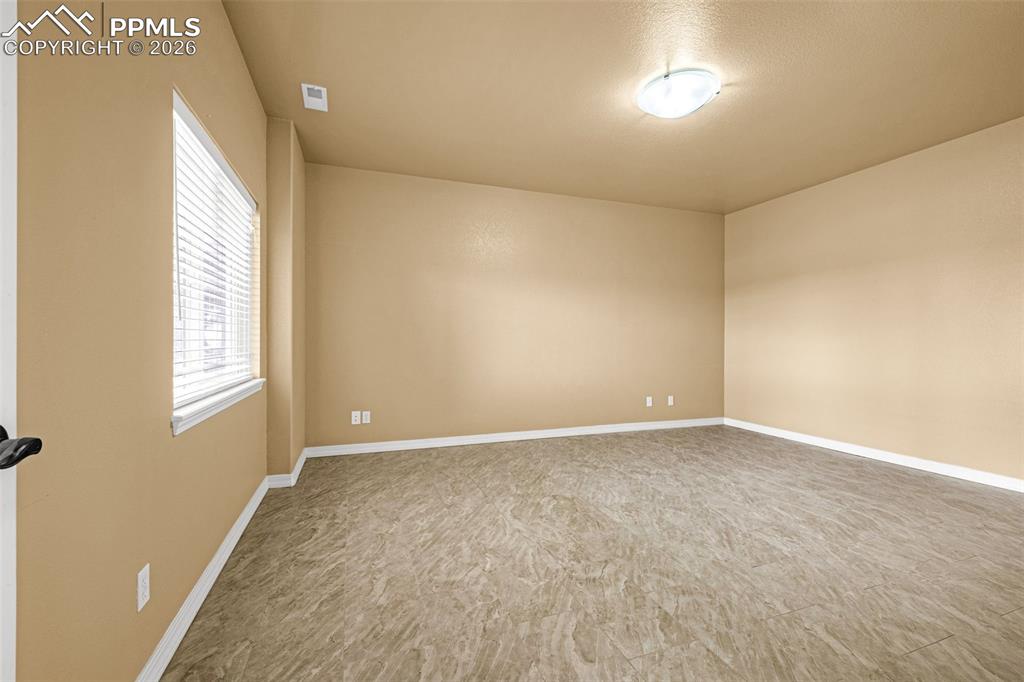 Basement Bedroom w Large Walk-in closet