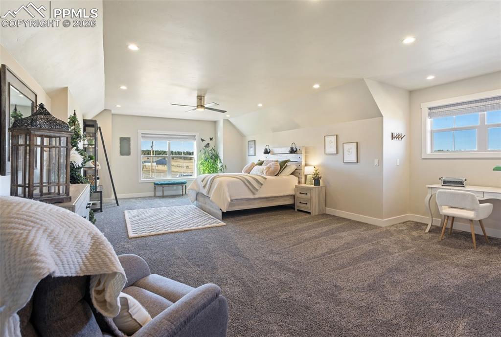 with fireplace and walk in closet. Pre-plumbed for kitchenette