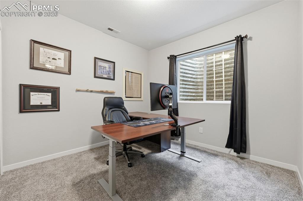 Large Basement bedroom with large window