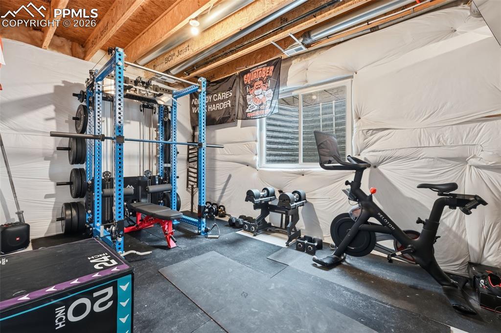 Large storage room big enough for multiple uses