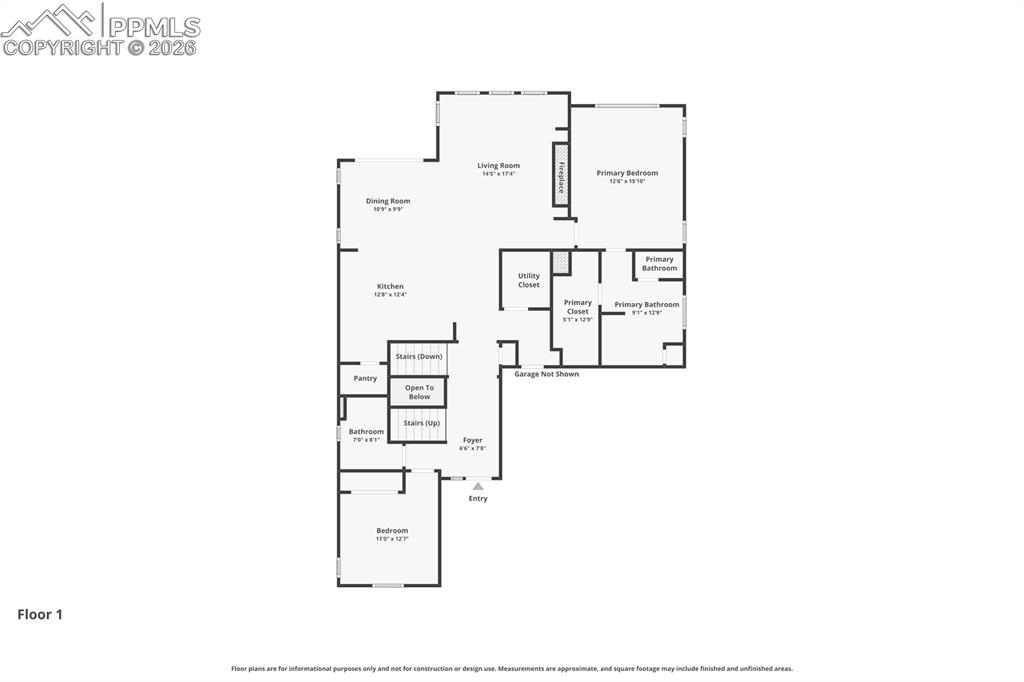 Main Level Floor Plan