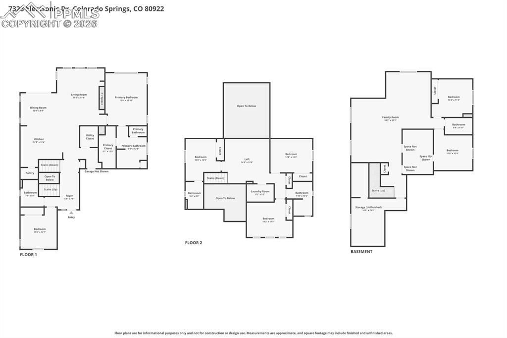Whole House Floor Plan