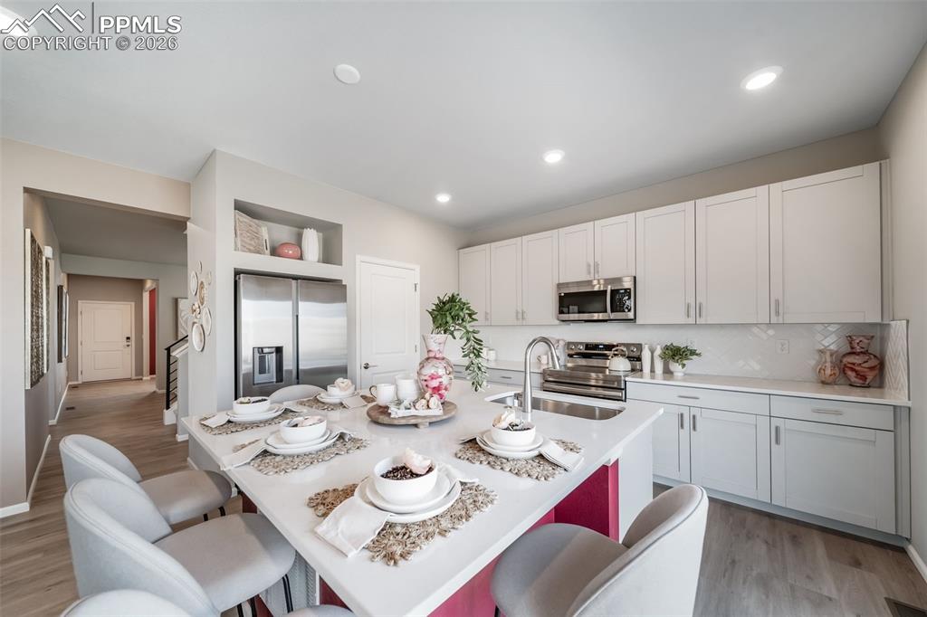 Photos of a model home