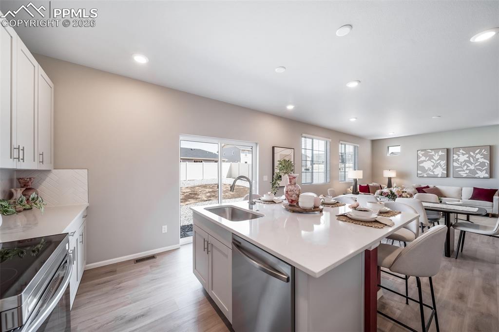 Photos of a model home