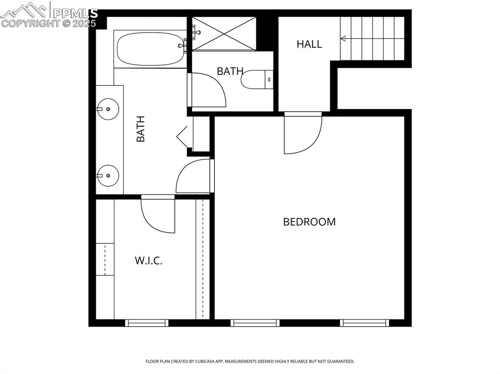 Upper level is a master suite featuring a large walk in closet with California Closet system shelving, 5-piece bathroom with tile floor.