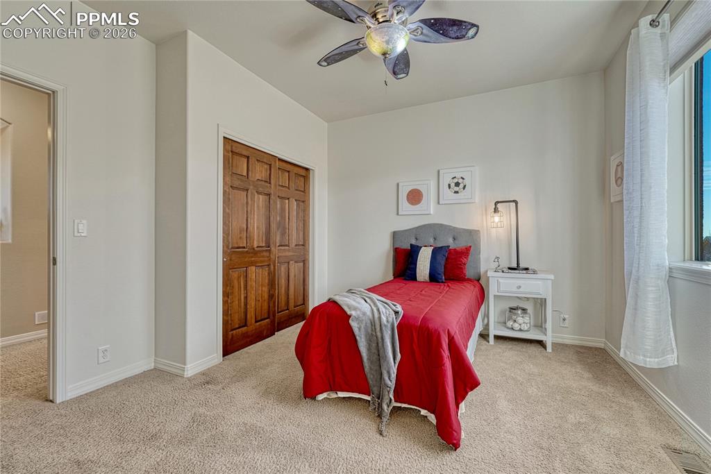 Tall ceilings and large windows fill the rooms with light