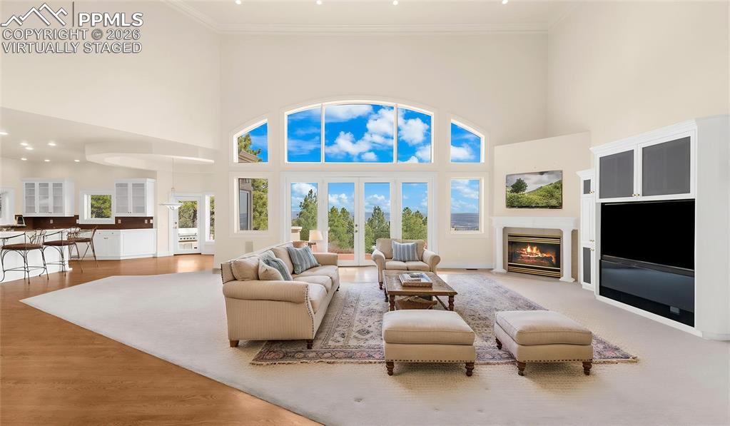 Virtually Staged Living Room