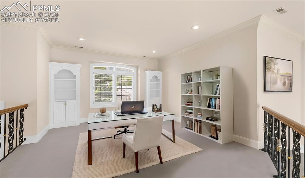 Virtually Staged Office/Loft